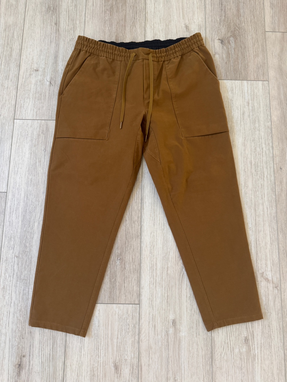 Lululemon Bowline Pants Burnt Caramel Utiltech Khaki Flax Mens Size XXL